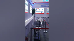 Mecanismo de puerta de barrera de booms y tabla de control