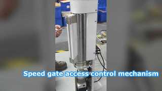 Kit de mecanismo de control de acceso a puertas rápidas, fabricado en acero inoxidable.