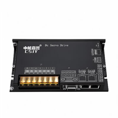 Servo controlador de corriente continua de 48V 30A con RS232, RS485, y compatibilidad CANopen para AGV, robots de inspección, brazos robóticos y carretillas elevadoras eléctricas.