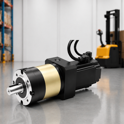 Servomotor síncrono de imán permanente de 48V 400W 3000rpm para AGV y carretilla elevadora pequeña