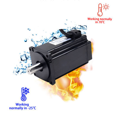 Alto diámetro del motor servo 24v 80m m de DC del esfuerzo de torsión de la prenda impermeable 5.6Nm